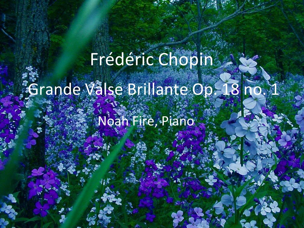 Chopin valse op 18 first page %Boulder Piano Lessons